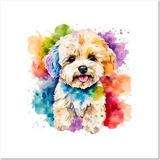 Maltipoo Watercolor Posters and Art